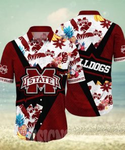 Mississippi State Bulldogs NCAA Flower All Over Printed Unisex Hawaiian Shirt