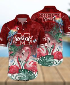 Mississippi State Bulldogs NCAA Flower Classic All Over Printed Hawaiian Shirt