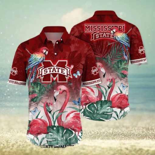 Mississippi State Bulldogs NCAA Flower Classic All Over Printed Hawaiian Shirt