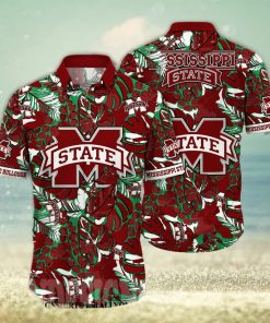 Mississippi State Bulldogs NCAA Flower Full Print Classic Hawaiian Shirt