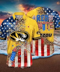 Missouri Tigers NCAA Independence Day Full Printed Hawaiian Shirt