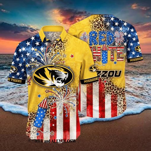 Missouri Tigers NCAA Independence Day Full Printed Hawaiian Shirt