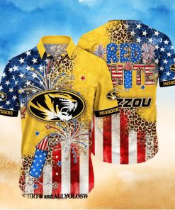 Missouri Tigers NCAA Independence Day Full Printed Hawaiian Shirt