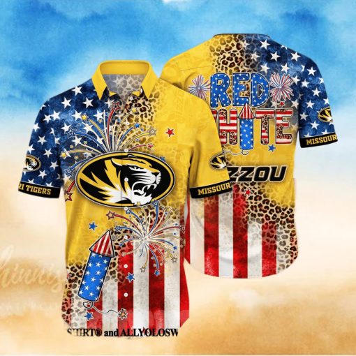 Missouri Tigers NCAA Independence Day Full Printed Hawaiian Shirt