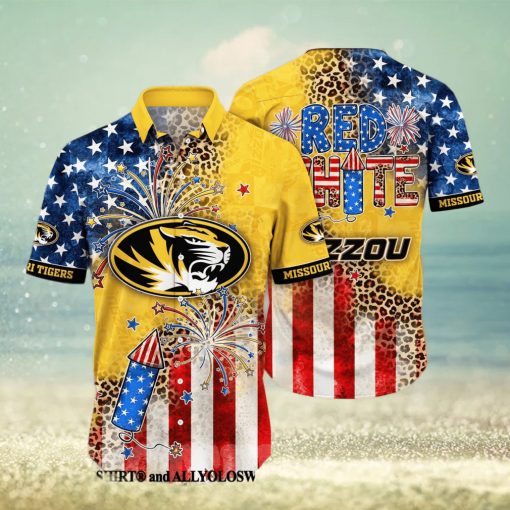 Missouri Tigers NCAA Independence Day Full Printed Hawaiian Shirt