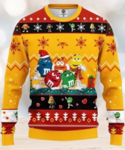 Mm Chocolate Yellow Ugly Sweater Christmas Party