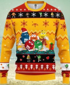 Mm Chocolate Yellow Ugly Sweater Christmas Party