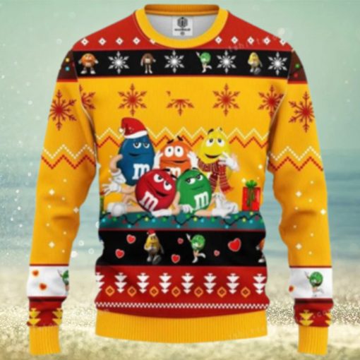 Mm Chocolate Yellow Ugly Sweater Christmas Party