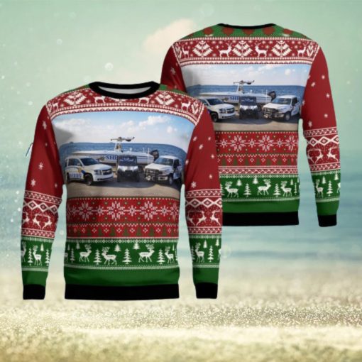 Moncks Corner, South Carolina, Berkeley County Sheriffs Office Aop Christmas Ugly Sweater 3D