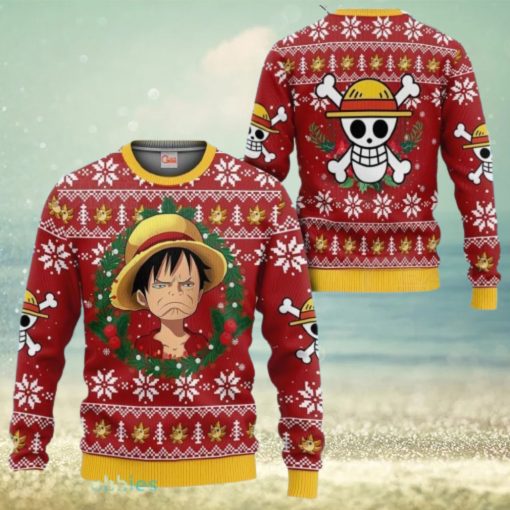 Monkey D. Luffy Ugly Christmas Sweater 3D Xmas Gift For Men And Women