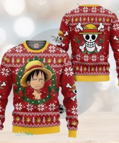 Monkey D. Luffy Ugly Christmas Sweater 3D Xmas Gift For Men And Women