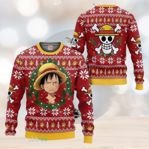 Monkey D. Luffy Ugly Christmas Sweater 3D Xmas Gift For Men And Women