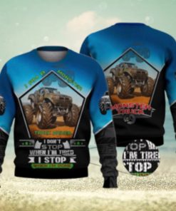 Monster Truck Driver 3D All Over Printed Shirts 3D Ugly Sweater Christmas Gift Sweater