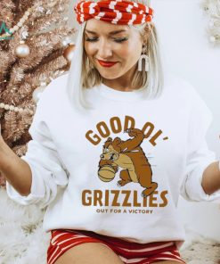 Montana Good Ol Grizzlies Vintage Basketball Out For A Victory Shirt