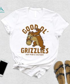 Montana Good Ol Grizzlies Vintage Basketball Out For A Victory Shirt
