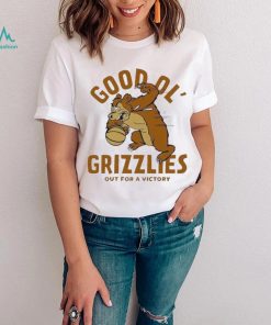Montana Good Ol Grizzlies Vintage Basketball Out For A Victory Shirt