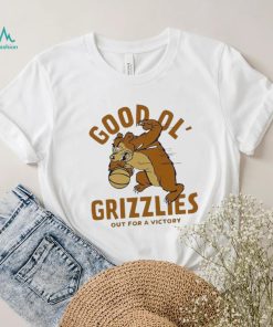 Montana Good Ol Grizzlies Vintage Basketball Out For A Victory Shirt