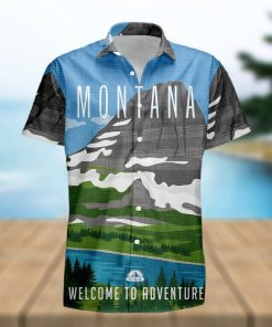 Montana Retro Style Travel Summer 3D Hawaiian Shirt Gift For Men And Women Fans