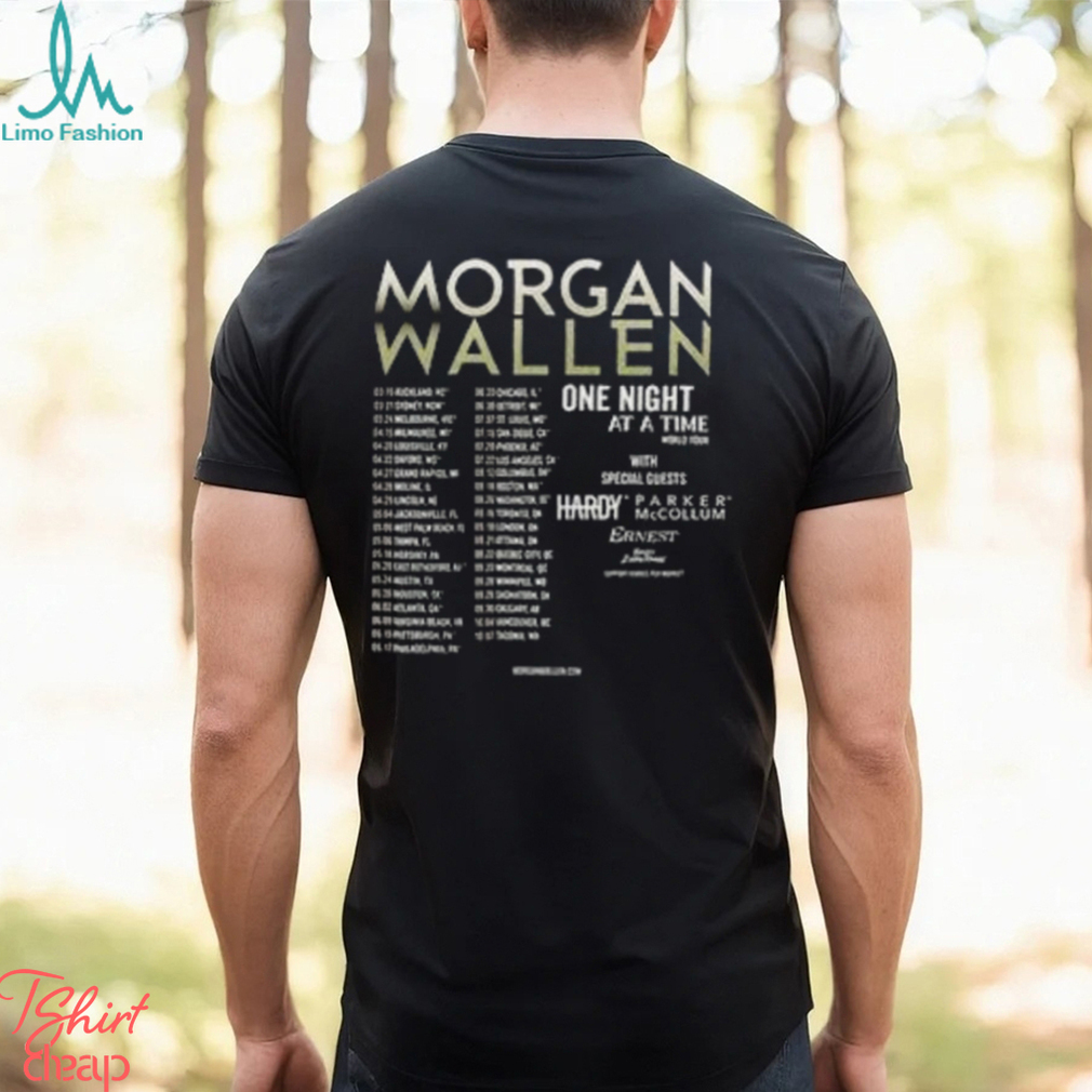 Get Morgan Wallen World Tour 2023 One Night At A Time Shirt For