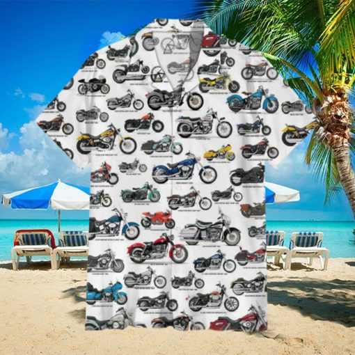 Motorbikes Collection Hawaiian Shirt