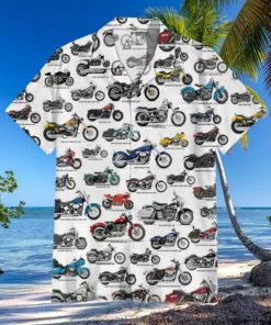 Motorbikes Collection Hawaiian Shirt