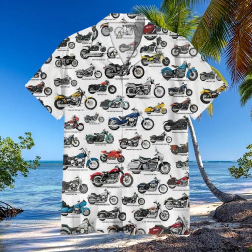 Motorbikes Collection Hawaiian Shirt