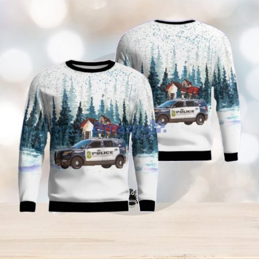 Mount Pleasant, Michigan, City of Mt. Pleasant Public Safety Christmas AOP Ugly Sweater For Men Women