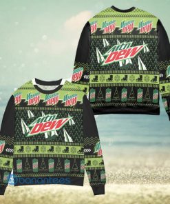 Mountain Dew Pine Tree Snowflake Pattern Ugly Christmas Sweater Christmas Gift For Men And Women