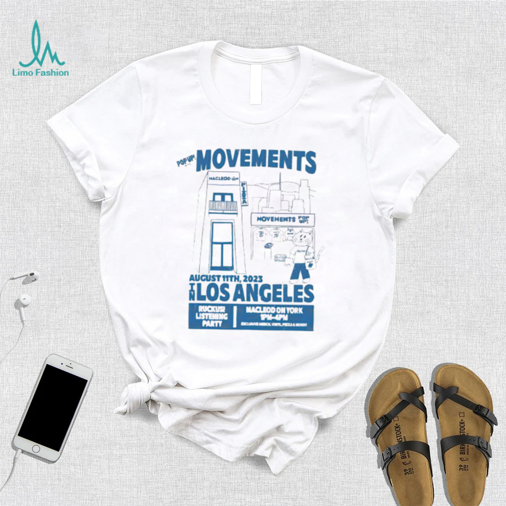 Movements Popus With Movements August 11Th 2023 In Los Angeles T Shirt Movements Popus With Movements August 11Th 2023 In Los Angeles T Shirt