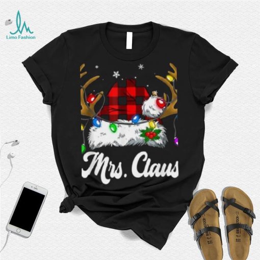 Mr Claus Mrs Claus Funny Christmas Matching Couple Xmas Shirt