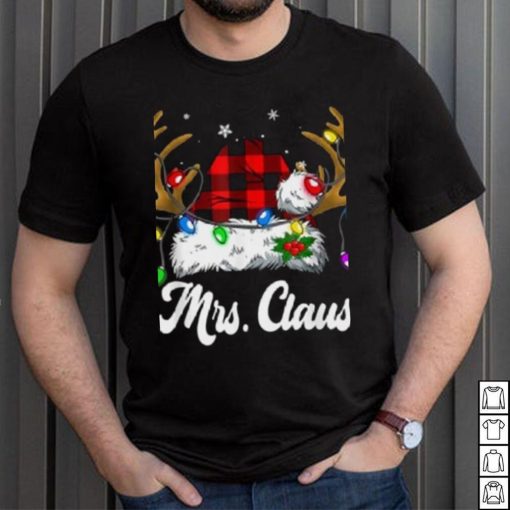 Mr Claus Mrs Claus Funny Christmas Matching Couple Xmas Shirt
