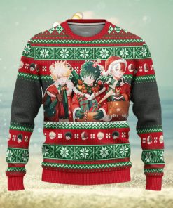 My Hero Academia Anime Xmas Ugly Christmas Sweater Gift For Men Women