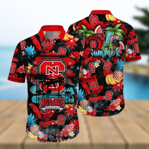 NC State Wolfpack NCAA Floral Classic Full Print Hawaiian Shirt