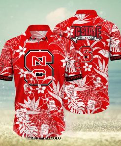 NC State Wolfpack NCAA Flower Full Printed Hawaiian Shirt