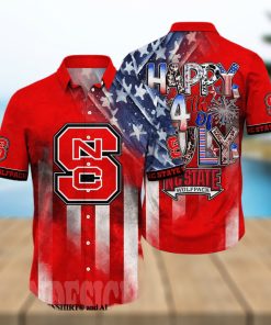 NC State Wolfpack NCAA Independence Day Full Printed Classic Hawaiian Shirt