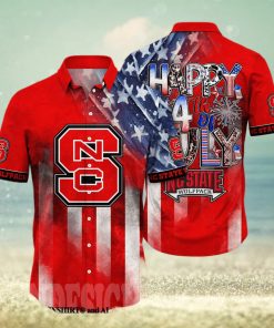 NC State Wolfpack NCAA Independence Day Full Printed Classic Hawaiian Shirt