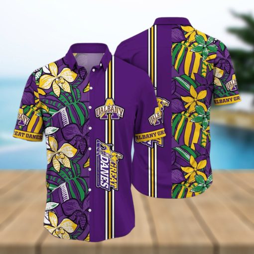 NCAA Albany Great Danes Hawaiian Shirt Gift For Beach Holiday