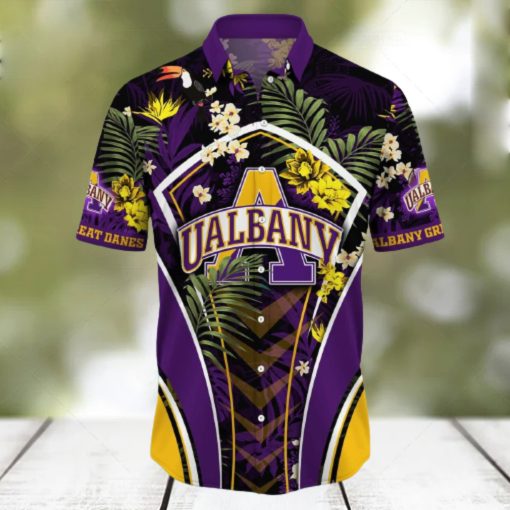 NCAA Albany Great Danes Hawaiian Shirt Gift For Beach Vacation hawaiian shirt