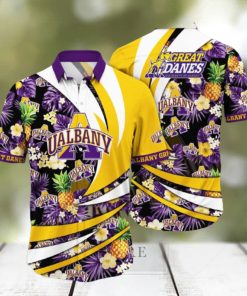 NCAA Albany Great Danes Hawaiian Shirt Pineapple Pattern Beach Gift For Friend