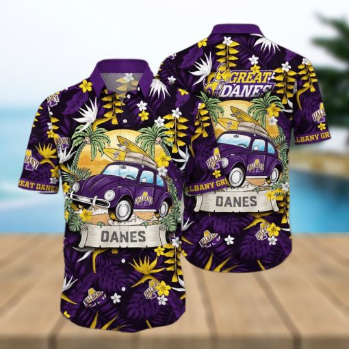 NCAA Albany Great Danes Hawaiian Shirt Practical Beach Gift