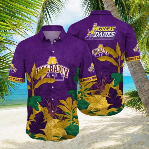 NCAA Albany Great Danes Hawaiian Shirt Summer Vacation Gift hawaiian shirt