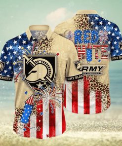 NCAA Army Black Knights Hawaiian Shirt Fireworks Independence Day