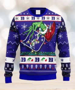 NCAA Duke Blue Devils Grinch Christmas Ugly 3D Sweater For Men And Women Gift Ugly Christmas