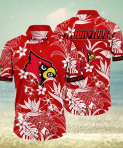 NCAA Louisville Cardinals Hawaiian Shirt Gift For Beach Trip