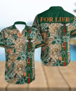 NCAA Miami Hurricanes Hawaiian Shirt