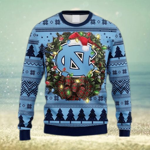 NCAA North Carolina Tar Heels Christmas Ugly 3D Sweater For Men And Women Gift Ugly Christmas