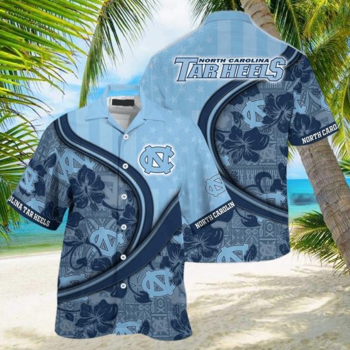 NCAA North Carolina Tar Heels Hawaiian Shirt Custom Name Beach Gift For Friend