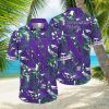 Vintage Aloha NCAA Northwestern Wildcats Hawaiian Shirt Custom Name Best Beach Gift