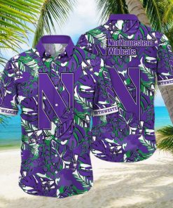 NCAA Northwestern Wildcats Hawaiian Shirt Beach Gift For Him