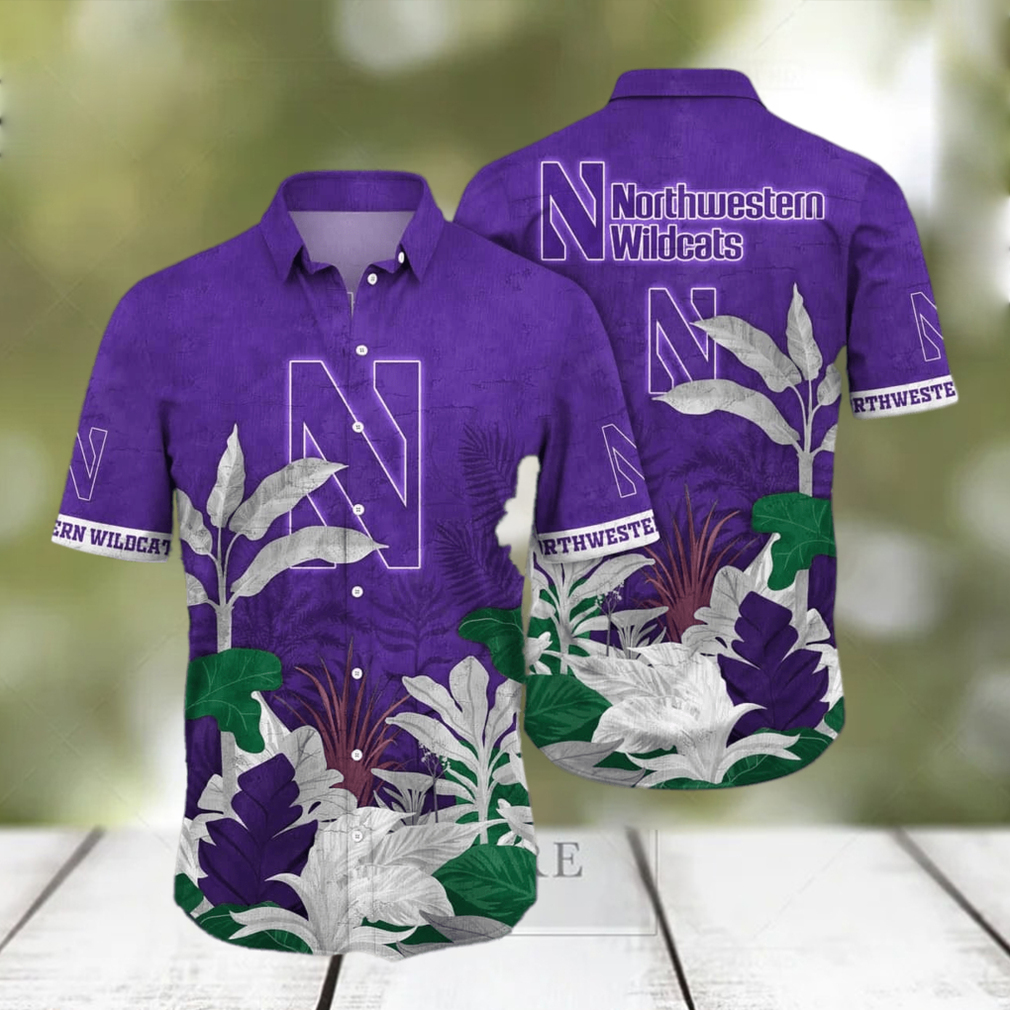 Northwestern Wildcats NCAA Flower Hawaiian Shirt 3D Shirt, Northwestern  Wildcats Football Gifts For Women - T-shirts Low Price